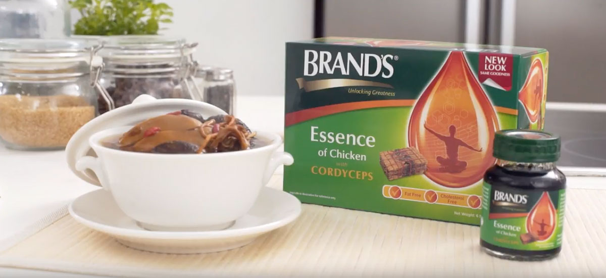 Dose of Goodness: BRAND'S® Essence of Chicken with Cordyceps Recipe masthead